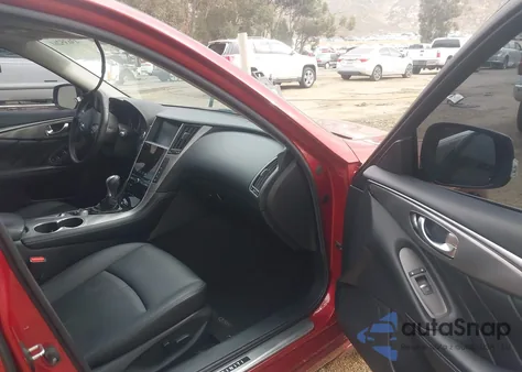 2016 Infiniti Q50 3.0T Premium из США, поврежденный, VIN JN1EV7APXGM303014